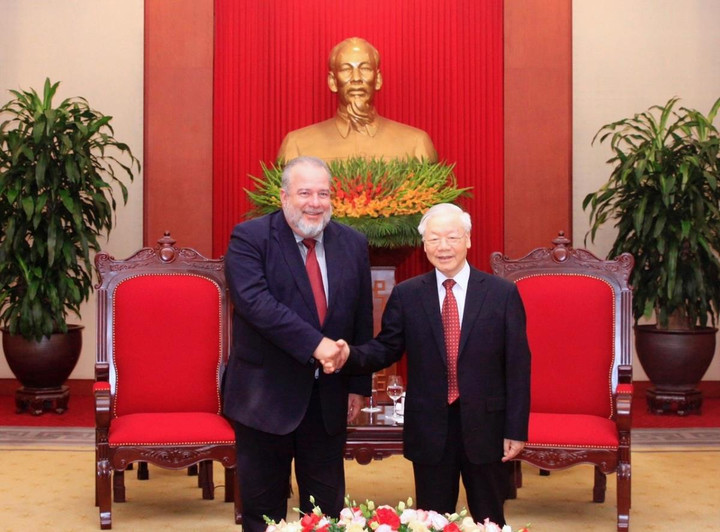 Tổng Bí thư Nguyễn Phú Trọng tiếp Thủ tướng Cuba Manuel Marrero Cruz - 1