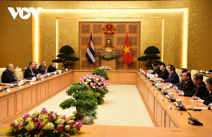 Toàn cảnh lễ đón chính thức Thủ tướng Cuba tại Hà Nội - 10