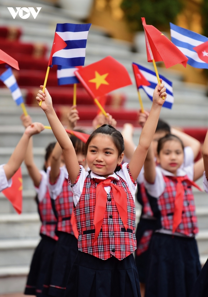 Toàn cảnh lễ đón chính thức Thủ tướng Cuba tại Hà Nội - 6