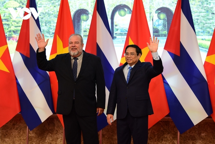 Toàn cảnh lễ đón chính thức Thủ tướng Cuba tại Hà Nội - 8