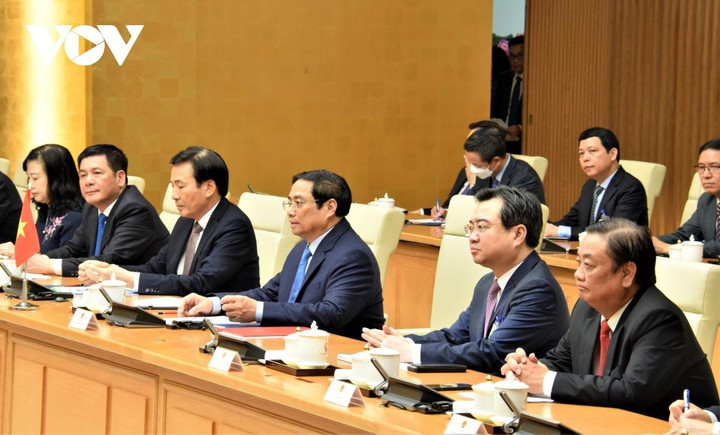 Thủ tướng Phạm Minh Chính hội đàm với Thủ tướng Cuba Manuel Marrero Cruz - 4