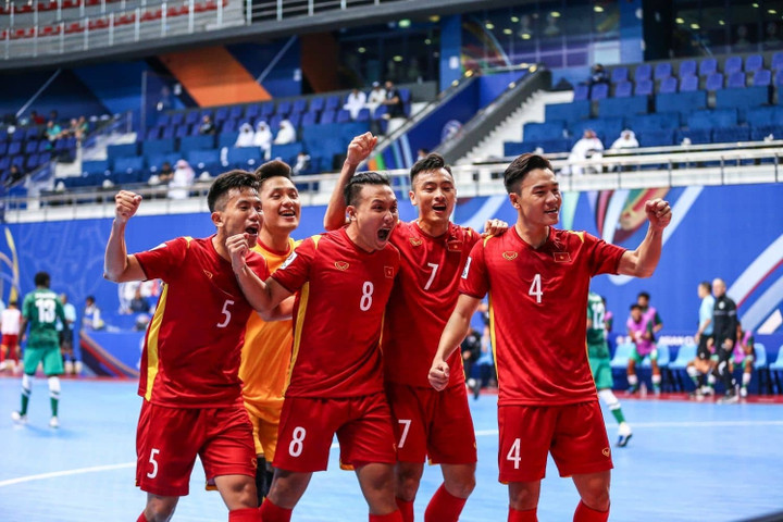 Trực tiếp bóng đá tuyển Việt Nam 3-1 Ả Rập Xê Út futsal châu Á 2022 - 2