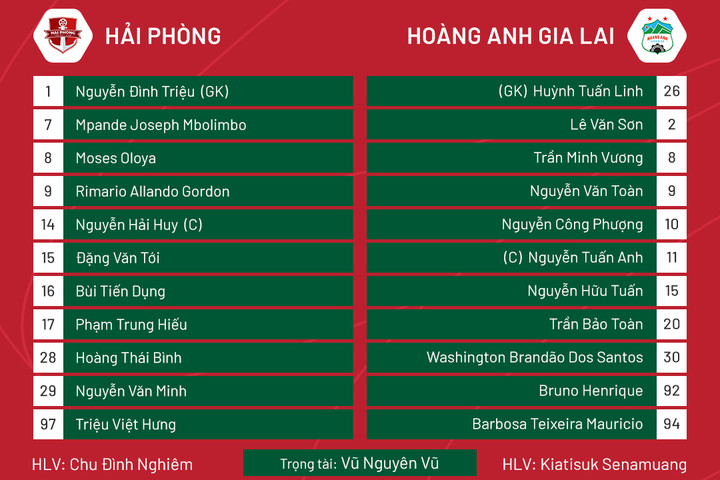 Trực tiếp bóng đá Hải Phòng 1-1 HAGL vòng 17 V-League - 1