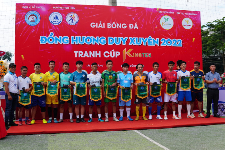 Khai mạc Giải bóng đá đồng hương Duy Xuyên tranh cúp Kingtex 2022 - 1