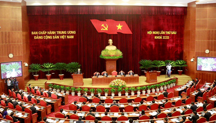 Ảnh: Tổng Bí thư chủ trì Hội nghị lần thứ sáu Ban Chấp hành Trung ương Đảng - 1