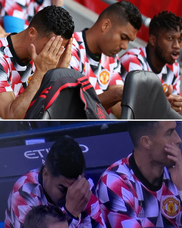 Man Utd thảm bại, Ronaldo ôm đầu thất vọng - 1