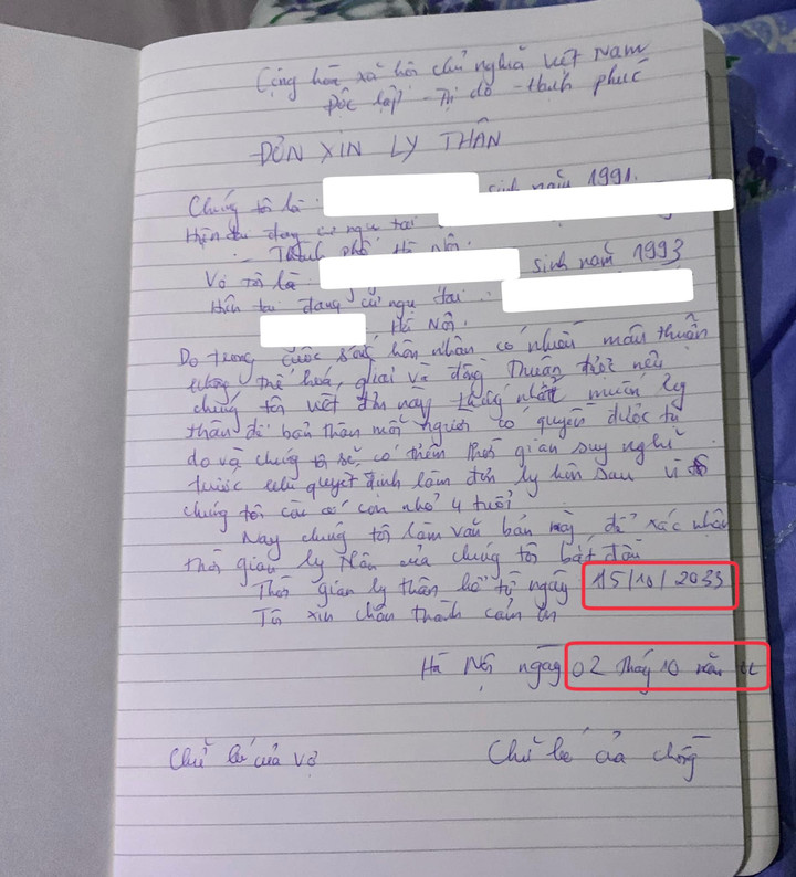 Cãi nhau tối ngày, chồng viết đơn xin ly thân ‘lừa’ vợ khiến người đọc ngã ngửa - 1