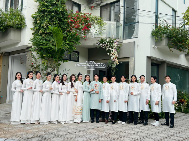 Bình An - Phương Nga làm lễ ăn hỏi, dàn bê tráp toàn người đẹp - 3