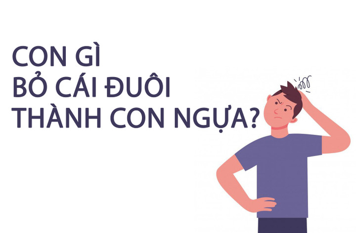 Câu đố hại não: Con gì bỏ cái đuôi thành con ngựa? - 1