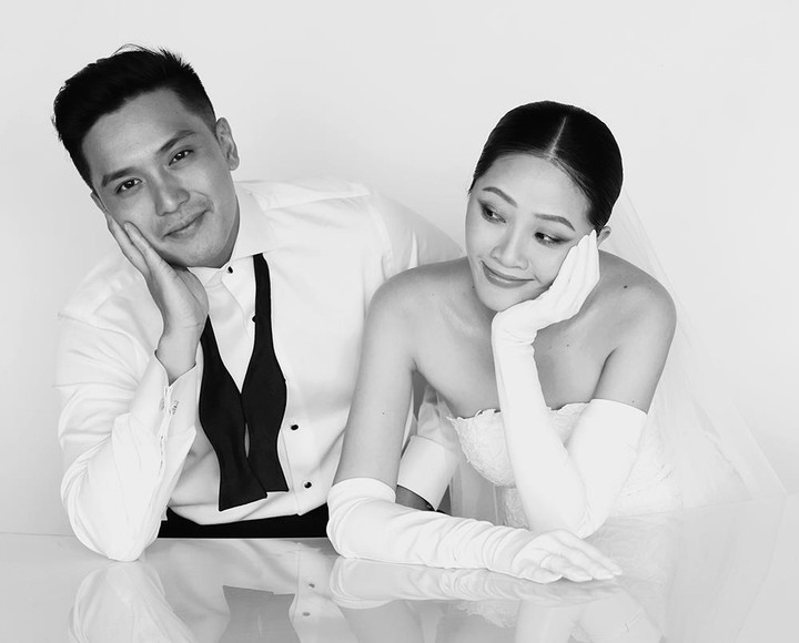 MC Liêu Hà Trinh: 'Ông xã bật khóc khi thấy tôi mặc váy cưới' - 1