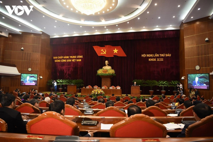 Toàn cảnh Hội nghị Trung ương 6 khóa XIII bế mạc thành công - 6