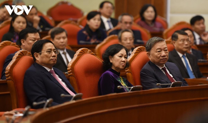 Toàn cảnh Hội nghị Trung ương 6 khóa XIII bế mạc thành công - 11