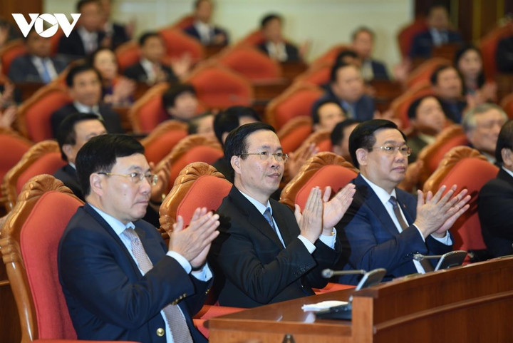 Toàn cảnh Hội nghị Trung ương 6 khóa XIII bế mạc thành công - 12