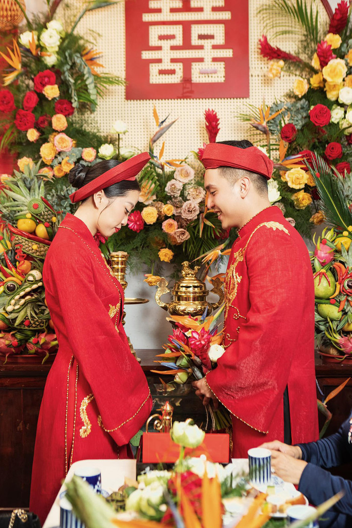 Lễ ăn hỏi đậm chất miền quê của MC Liêu Hà Trinh và chồng doanh nhân - 7