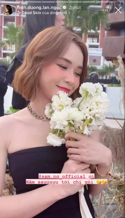 Mỹ nhân Việt may mắn bắt được hoa cưới của Diệu Nhi – Anh Tú - 4