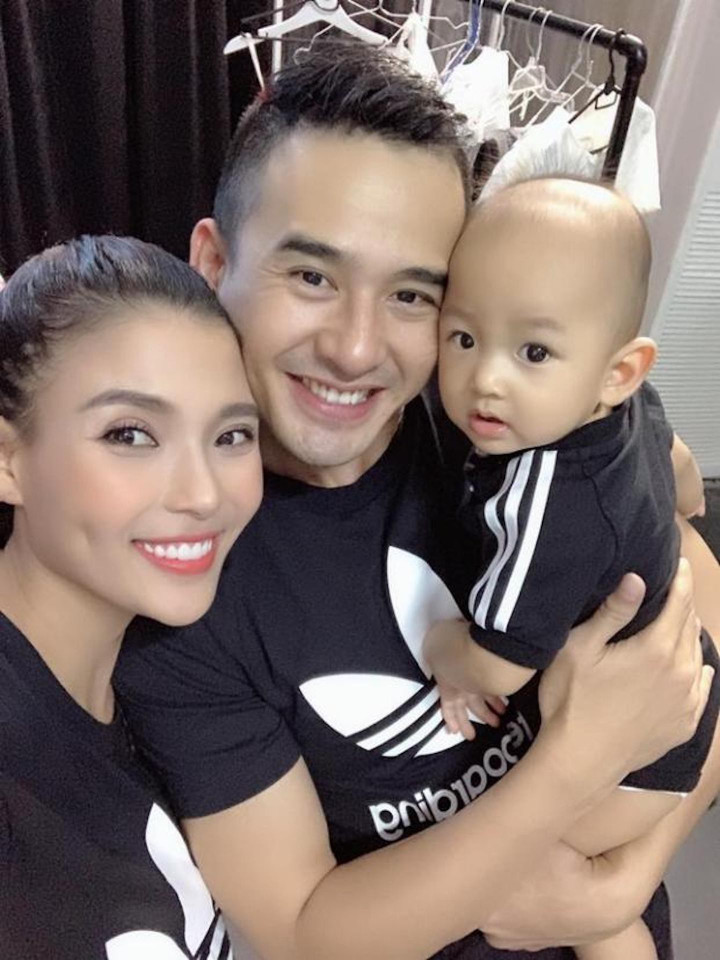 Thúy Diễm từng kiệt sức, stress vì tiếng khóc của con - 1