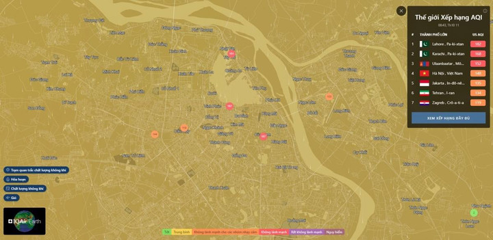 Hà Nội ô nhiễm không khí ở ngưỡng rất xấu - 2