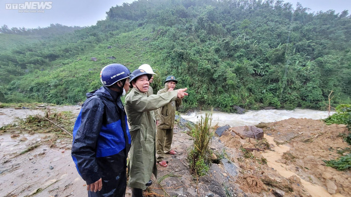 Cận cảnh hiện trường thủy điện ở Quảng Ngãi sạt lở khiến một công nhân mất tích - 1