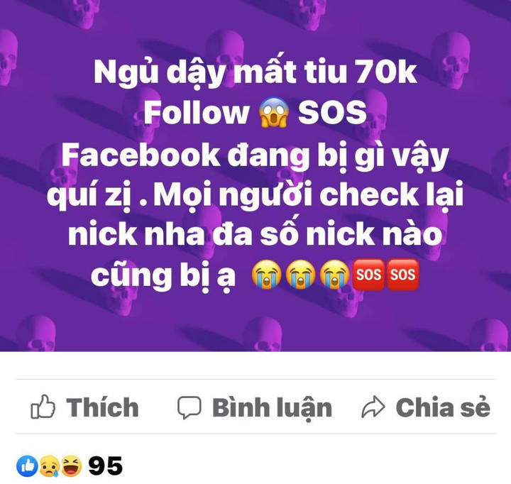 Tài khoản Facebook bị giảm lượt theo dõi, cập nhật hay là lỗi? - 1
