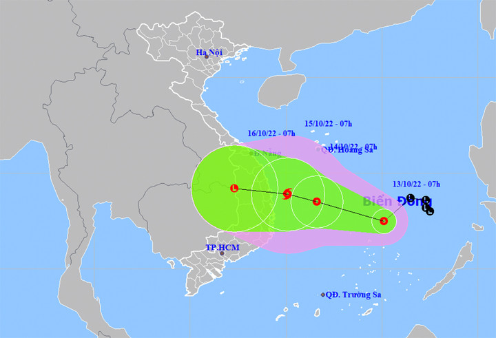 Biển Đông xuất hiện áp thấp nhiệt đới khả năng mạnh lên thành bão - 1