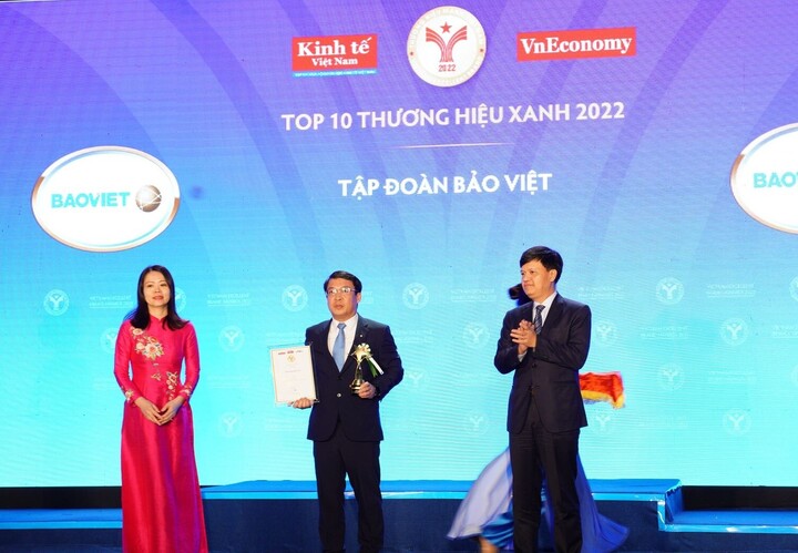 Tập đoàn Bảo Việt dẫn đầu Top 10 Thương hiệu Xanh năm 2022 - 2