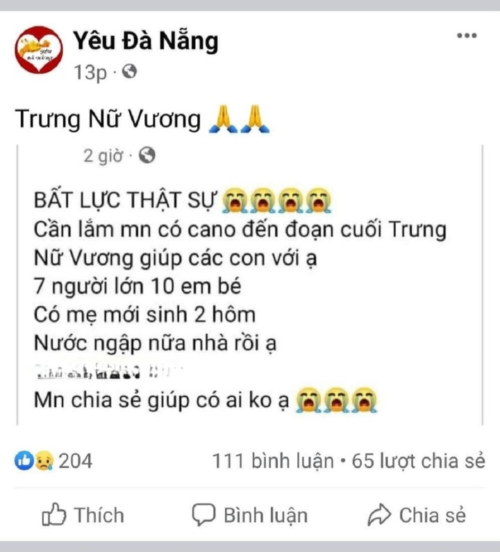 Đà Nẵng ngập sâu, người dân lên mạng xã hội kêu cứu - 9