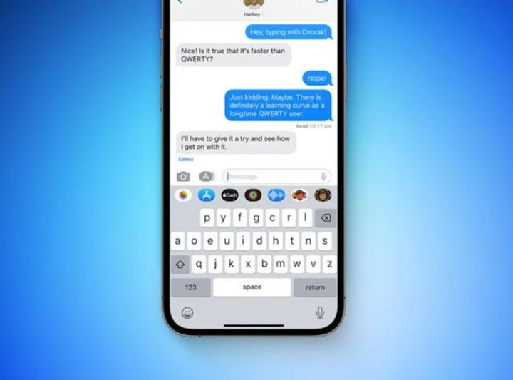 Bàn phím mới trên iOS 16 - 1
