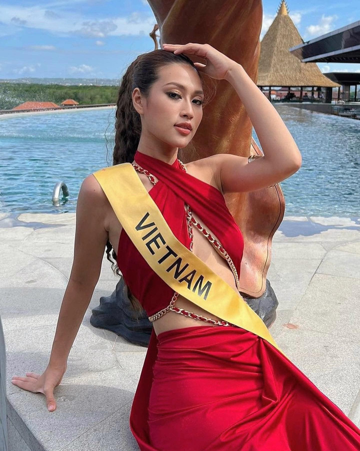 Thiên Ân gây ấn tượng tại vòng phỏng vấn Miss Grand International 2022 - 3