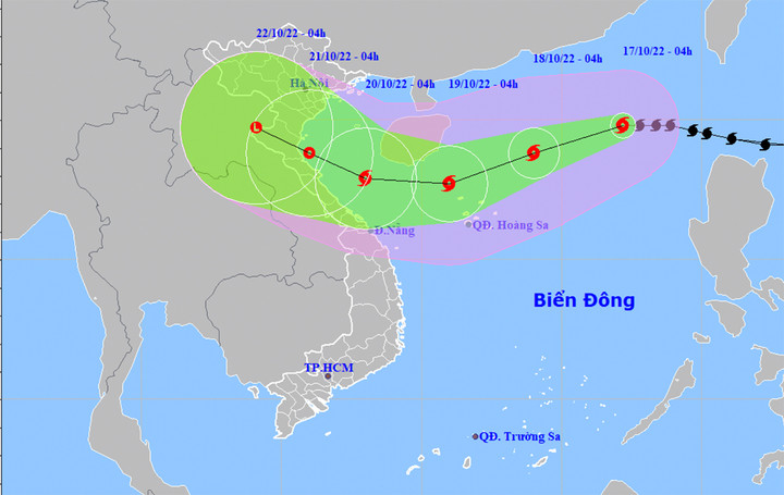 Bão số 6 giật cấp 14 cách quần đảo Hoàng Sa 720km, dự báo mạnh thêm - 1
