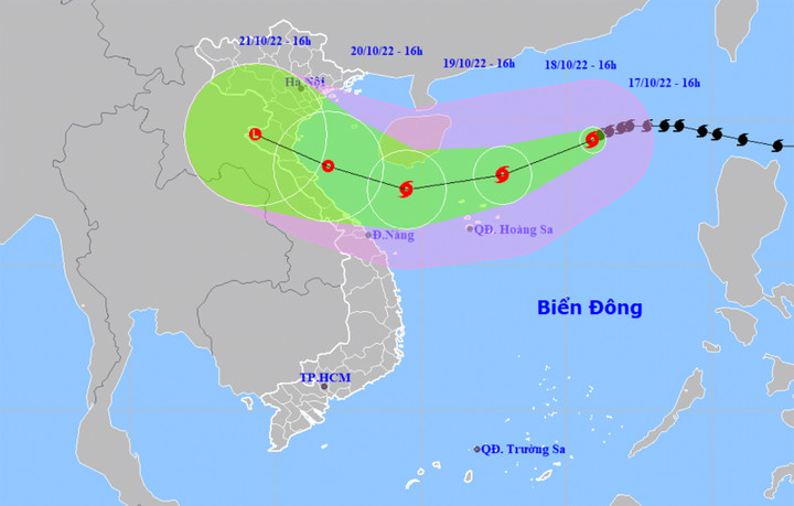 Bão số 6 mạnh thêm, có thể giật cấp 15 trên Biển Đông - 1
