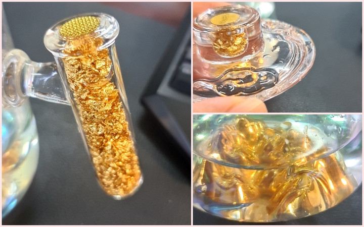 Cốc thủy tinh 'ngậm' vàng 24k, món quà tặng tiền triệu cháy hàng dịp 20/10 - 2