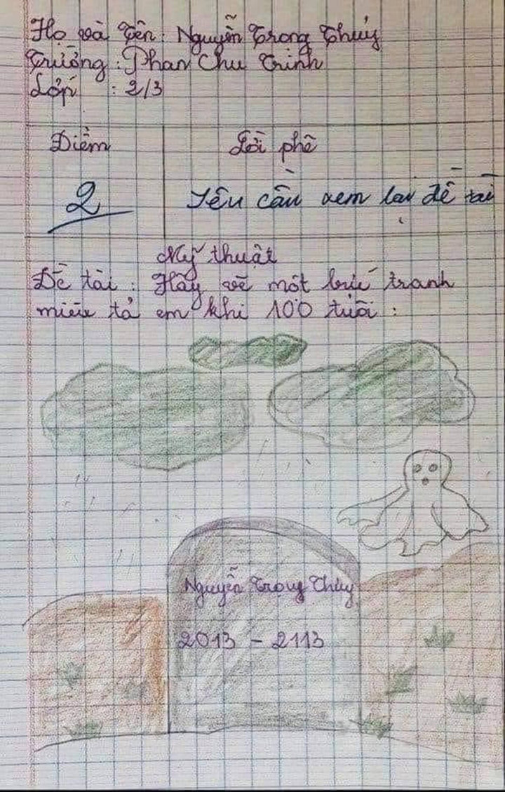 Những bài kiểm tra của học sinh 'ngây thơ' đến mức khiến người đọc tức anh ách - 9