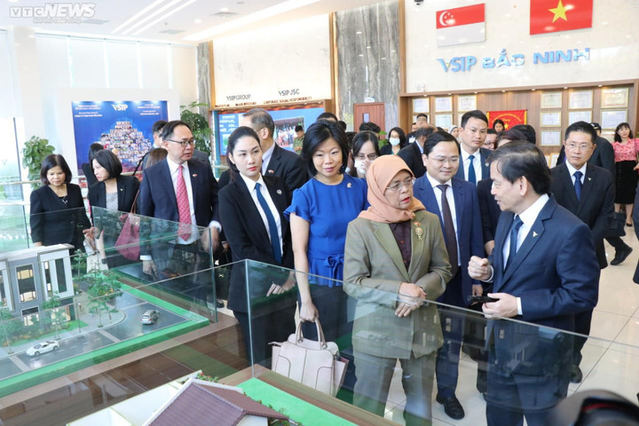 Tổng thống Singapore thăm và làm việc tại Khu công nghiệp VSIP Bắc Ninh - 1