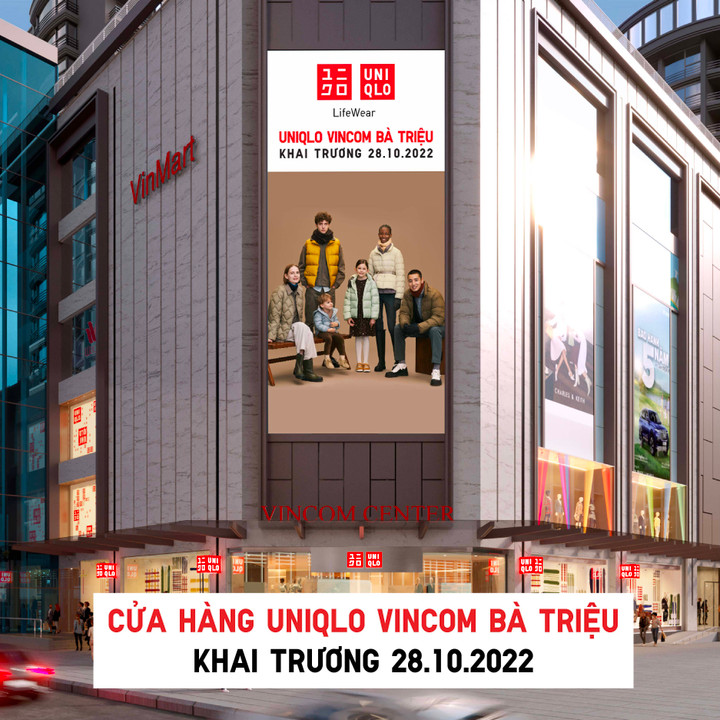 UNIQLO công bố khai trương cửa hàng UNIQLO Vincom Bà Triệu vào ngày 28/10 - 1
