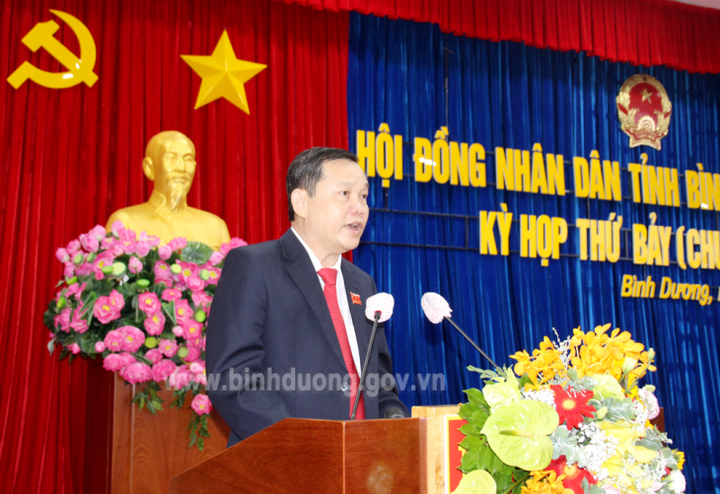 Chấp thuận đơn xin thôi nhiệm vụ của Chủ tịch HĐND tỉnh Bình Dương - 1