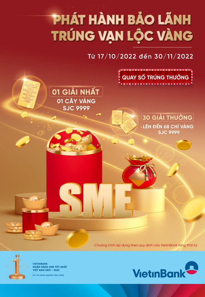 Phát hành bảo lãnh, nhận vàng SJC tại VietinBank - 1