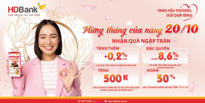 HDBank gợi ý bí quyết ‘lấy lòng’ chị em ngày 20/10 - 4