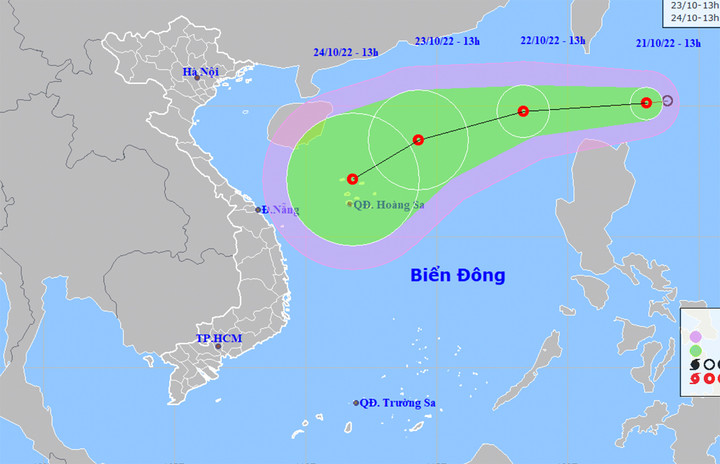 Áp thấp nhiệt đới sắp tiến vào Biển Đông - 1