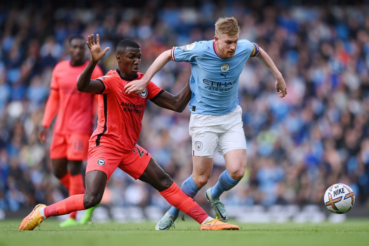 Trực tiếp bóng đá Man City 3-1 Brighton: De Bruyne ghi bàn siêu phẩm - 5