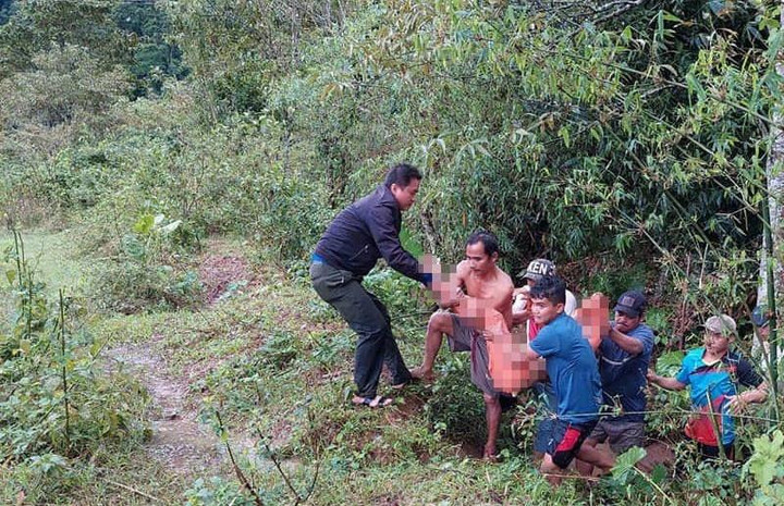 Đôi nam nữ bị nước cuốn khi qua ngầm tràn, người phụ nữ tử vong - 1