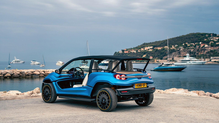 Savage Rivale, xe điện, ảnh 4 Xe điện 4 chỗ chỉ nặng 800 kg, chạy tối đa 200 km - 4