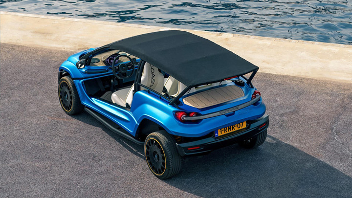 Savage Rivale, xe điện, ảnh 3 Xe điện 4 chỗ chỉ nặng 800 kg, chạy tối đa 200 km - 3