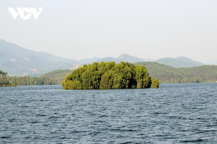 Ảnh: Vẻ quyến rũ mê hồn của hồ Thác Bà mùa nước nổi - 8