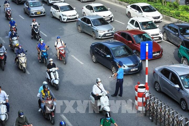 Hà Nội tiếp tục điều chỉnh giao thông nút Ngã Tư Sở - 1