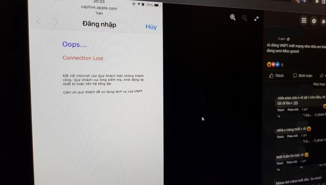 Internet của VNPT mất kết nối diện rộng tối 25/10 - 2