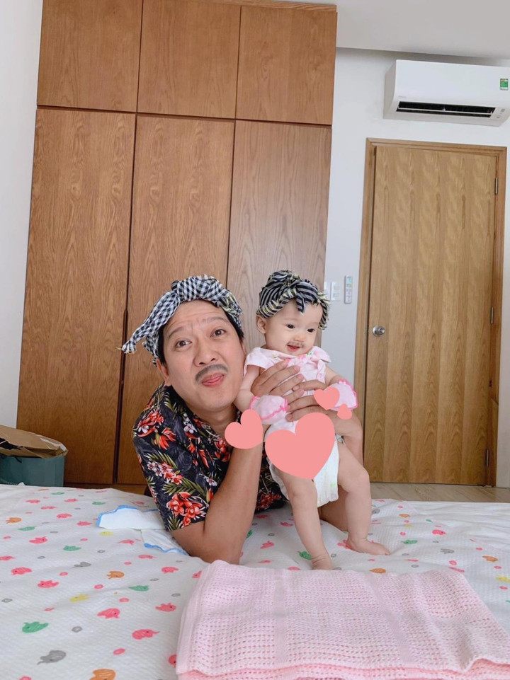 Nhã Phương công bố loạt khoảnh khắc đáng yêu của Trường Giang và ái nữ ngày nhỏ - 3