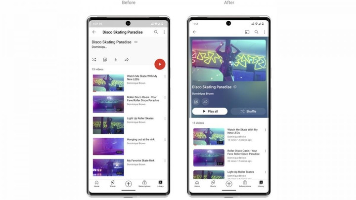 YouTube tung bản nâng cấp thay đổi giao diện và các tính năng mới - 3