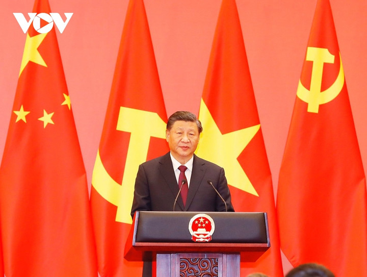 Toàn cảnh lễ đón chính thức, hội đàm giữa Tổng Bí thư Việt Nam - Trung Quốc - 11