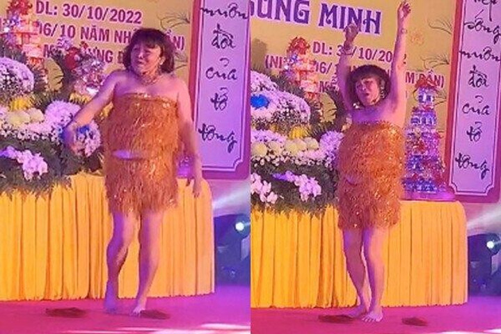 Xuân Hinh mặc váy ngắn múa ở chùa, lãnh đạo xã nói 'chúng tôi không kịp trở tay' - 1