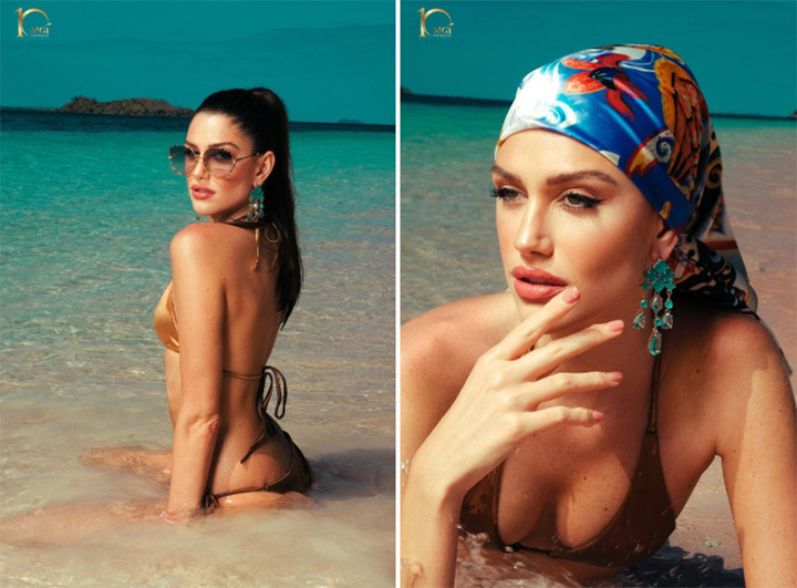 Vóc dáng đồng hồ cát của Hoa hậu Hòa bình Quốc tế 2022 - 4